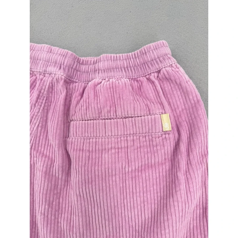 Urban Outfitters Mens Pink Corduroy Shorts Elastic Waist Size M Streetwear Skate